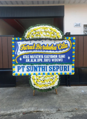 Papan Bunga Duka di Langkapjaya