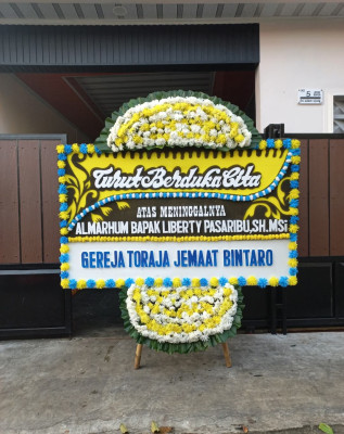 Papan Bunga Duka di Langkapjaya
